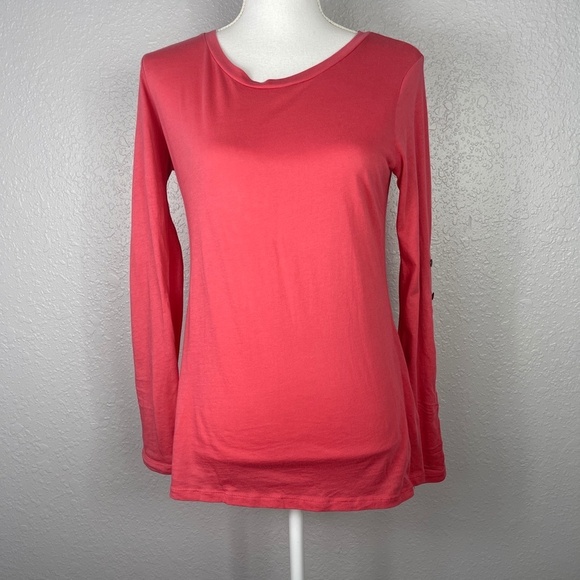 Women's Gap Salmon long sleeve shirt Medium - Picture 2 of 7